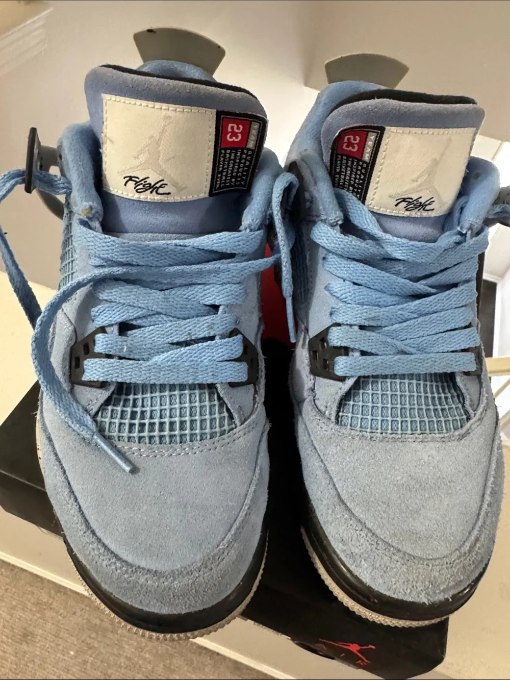 Nike Air Jordan 4 Retro (GS) Black/Blue Box Label